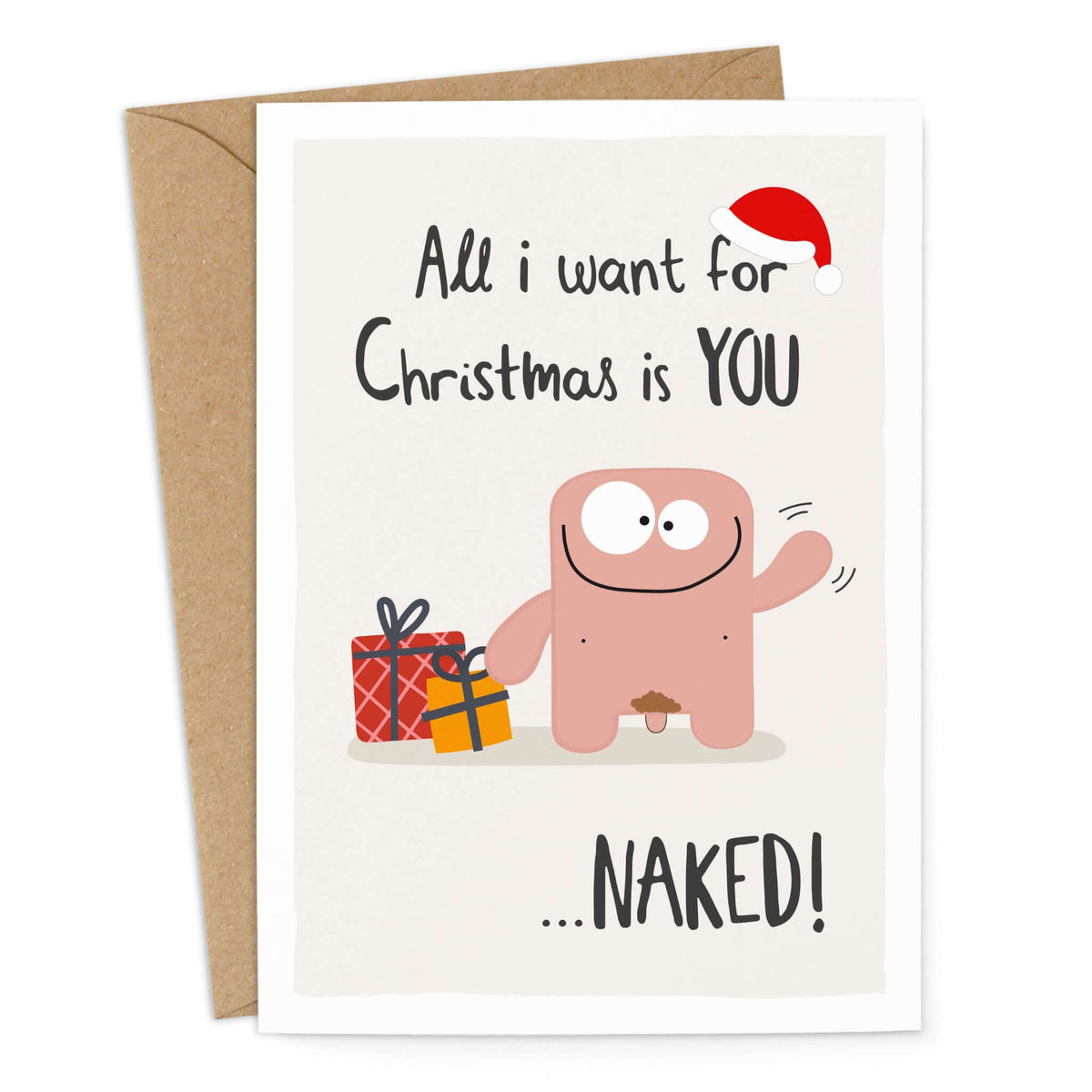 Weihnachtskarte "All I want for Christmas"