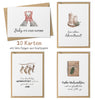 Weihnachtskarten "Cozy Christmas" 4 Motive