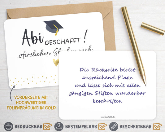 Karte Abi bestanden