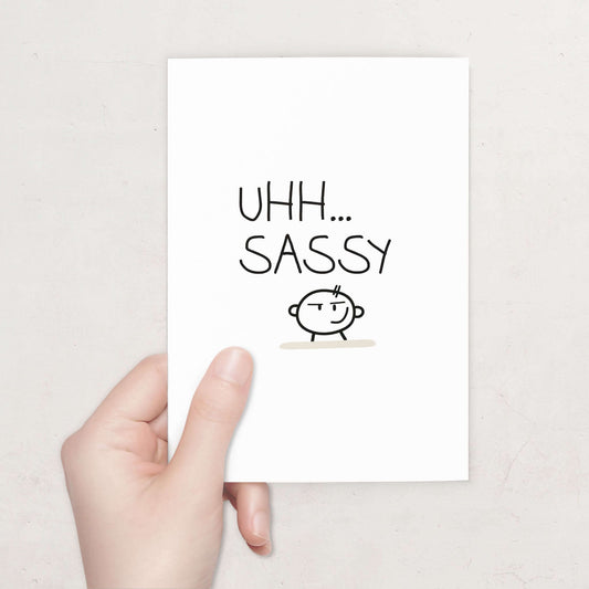 Postkarte "SASSY" Ansicht
