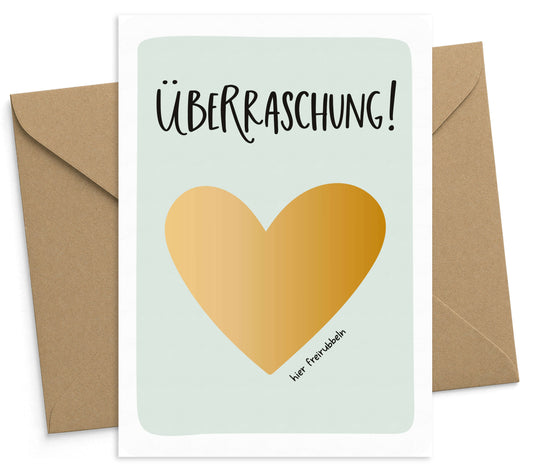 Rubbelgutschein Überraschung personalisierbar