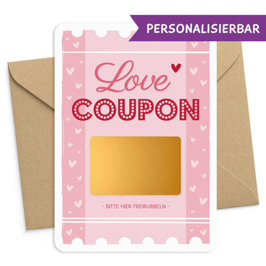 Rubbelgutschein selber machen