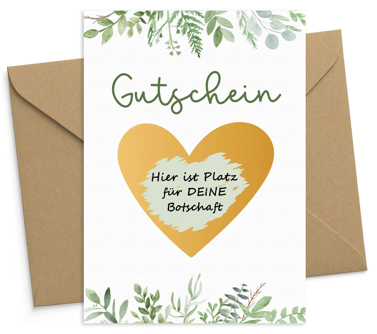 Rubbelkarte Gutschein selber machen