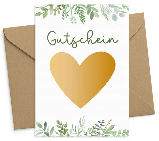 Rubbelkarte Gutschein selber machen mit Rubbelaufkleber