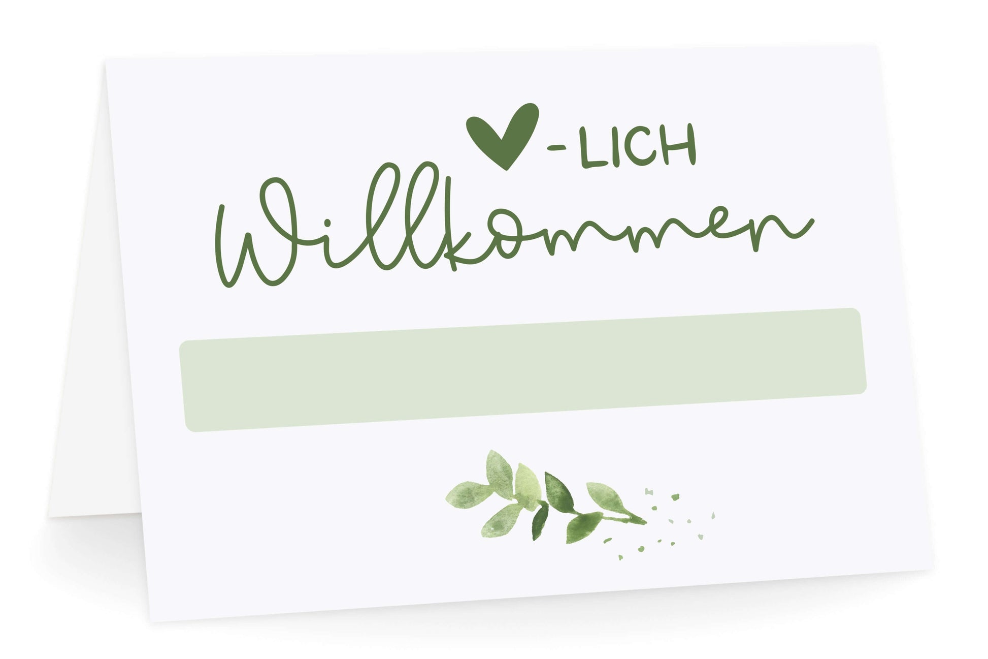 Platzkarte Hochzeit Herzlich Willkommen