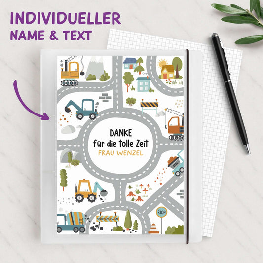 Ringordner A4 personalisiert – Kindergarten – Name individuell