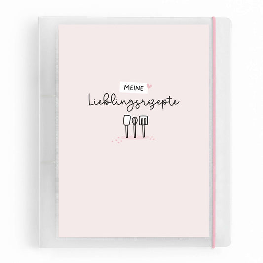 Flexibook Rezeptordner A4 frontal in Rosa