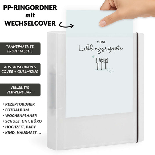 Wechselcover des Flexibook A4 Design Meine Lieblingsrezepte