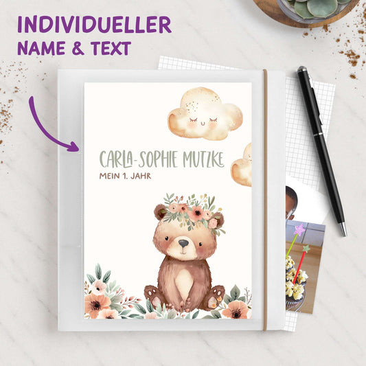 Ordner für Kindergarten A5 -Erinnerungen mit individuellem Text