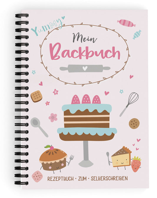 Backbuch zum selberschreiben Vorderseite