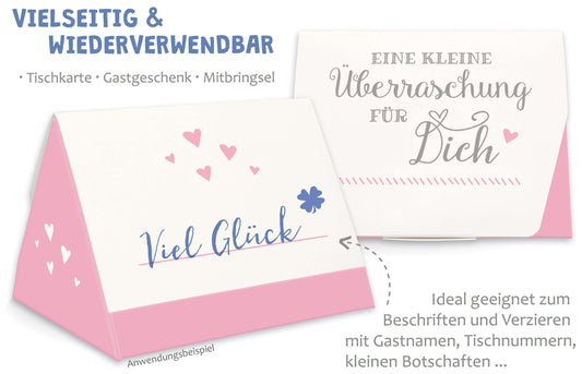 Geschenkschachtel für Gastgeschenk rosa