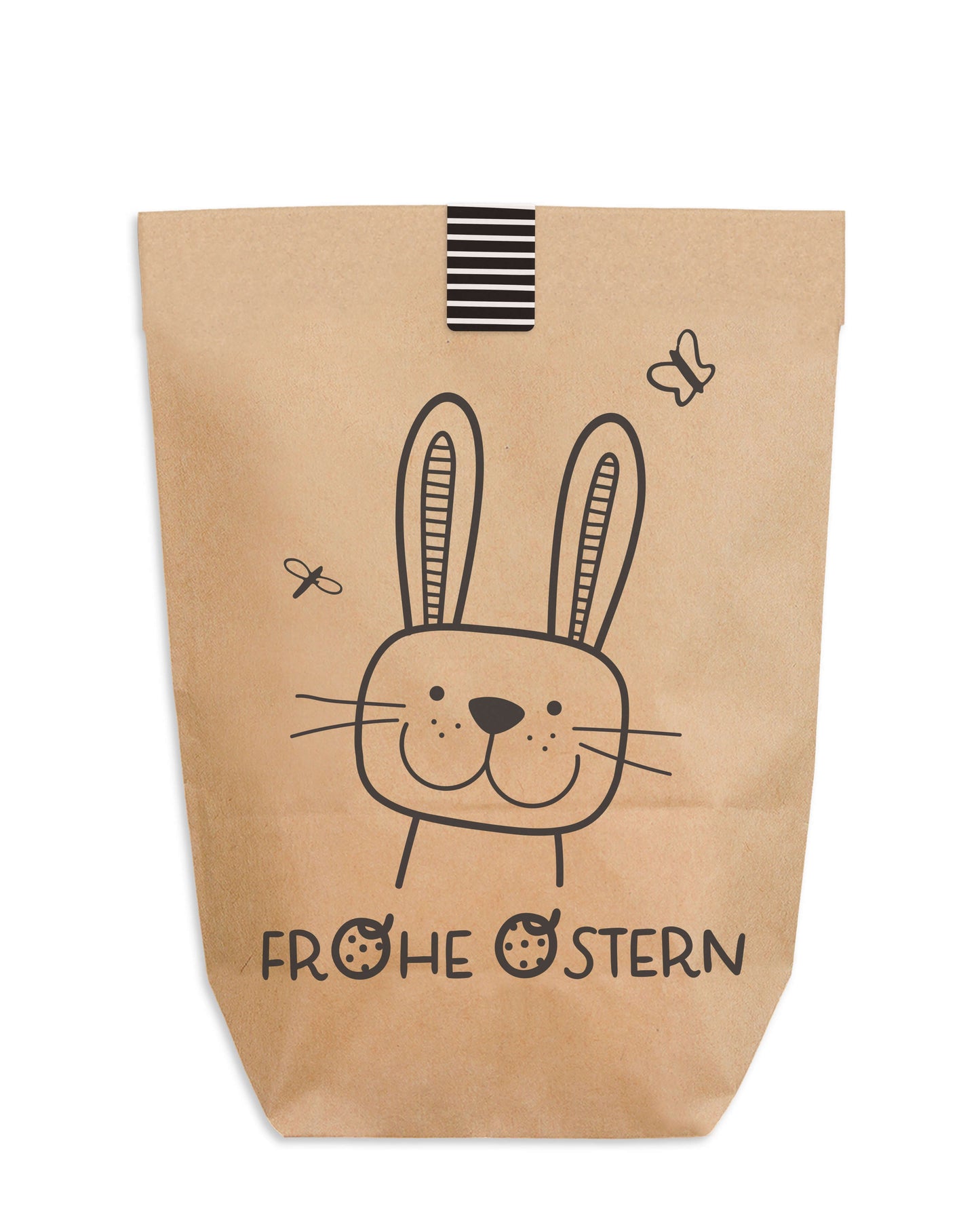 Ostertüte "Frohe Ostern" Kraftpapier