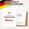 Valentinstag Karte personalisierbar  