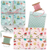 Geschenkpapier für Weihnachten "Santa & Friends"