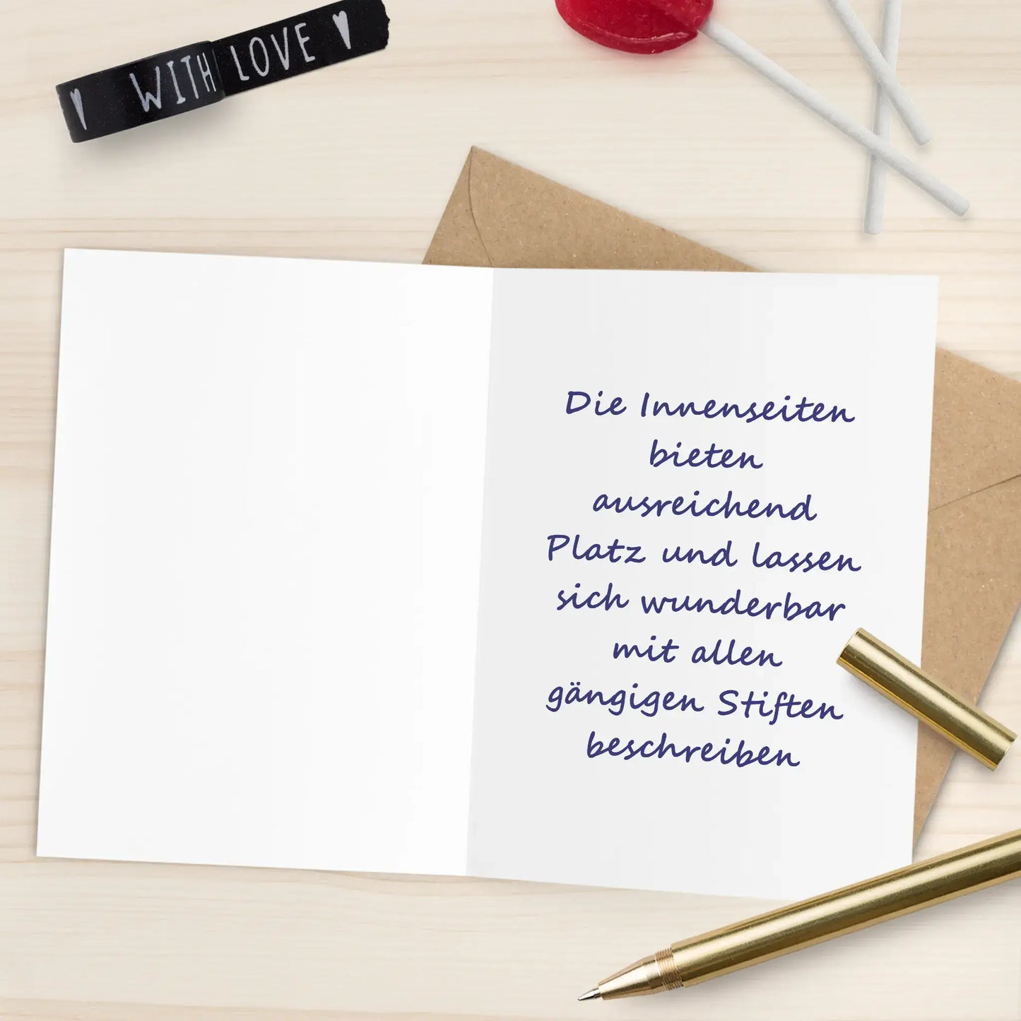 Klappkarte "Mehr Menschen wie Dich!" - personalisierbar
