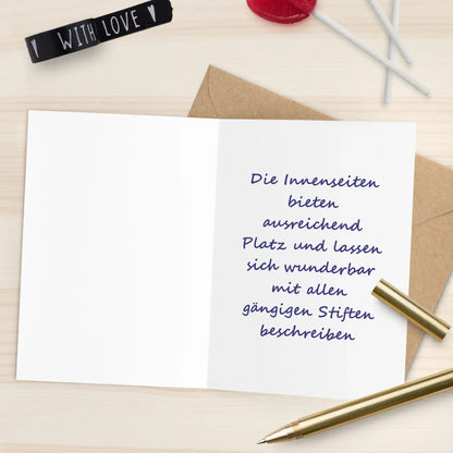Klappkarte "Mehr Menschen wie Dich!" - personalisierbar