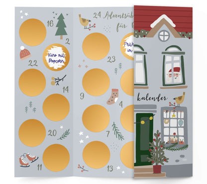 Rubbel Adventskalender selber machen Beispiel
