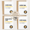 Karte 5-Sterne-Bewertung Varianten