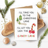 Karte "Candy Cane" witzige Postkarte Adventszeit