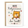 Klappkarte „Beste Katzenmama der Welt“