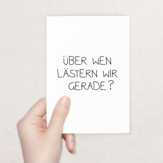 Vorderseite Karte Lästern PK1057