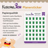 Qualitätsmerkmale Kalender Aufkleber Bio-Müll Erinnerung Mülltermine