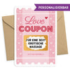 Rubbelgutschein zum personalisieren "Love Coupon"