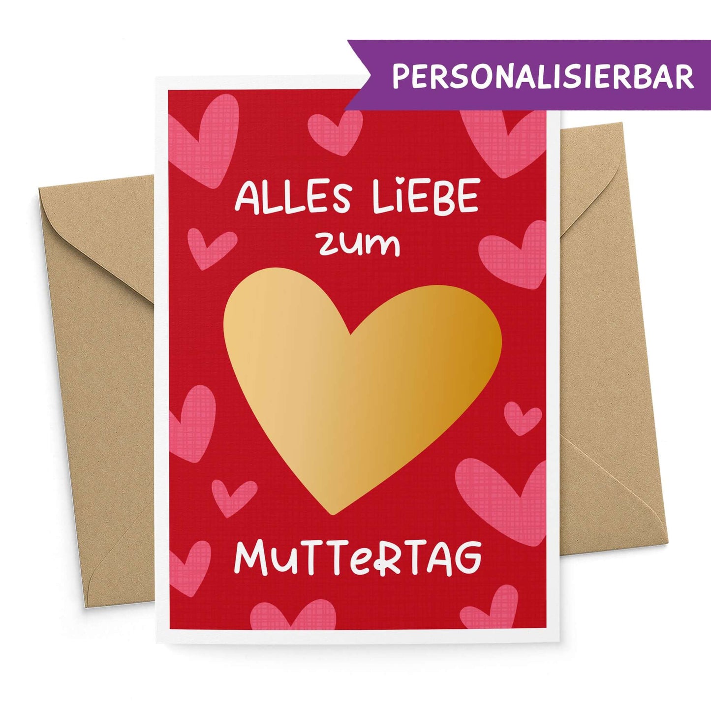Rubbelkarte Muttertag personalisierbar 