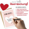 Rubbelkarte "Für Dich!" Anwendung
