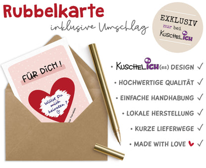 Rubbelkarte "Für Dich!" Qualitaet
