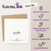 Hochzeitskarte Schwäne – Rückseite KuschelICH Design