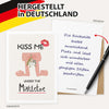 Lustige Weihnachtskarte "Under the Mistletoe" - Made in Germany