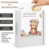 Kindergarten-Ordner mit personalisierbarem Cover und Gummizug