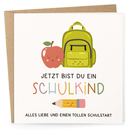 einschulungskarte-schulkind-rucksack-apfel-buntstift
