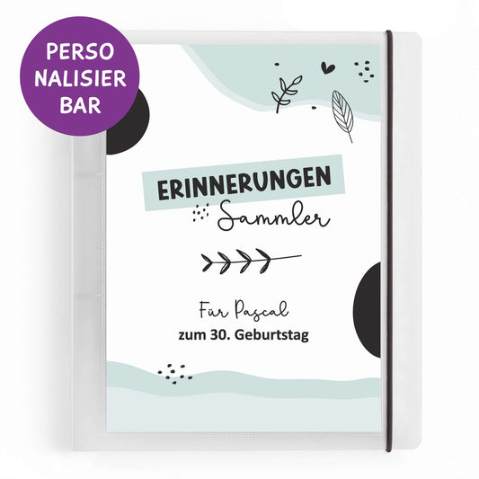 Personalisiertes Erinnerungsbuch DIN A4 mit Namen