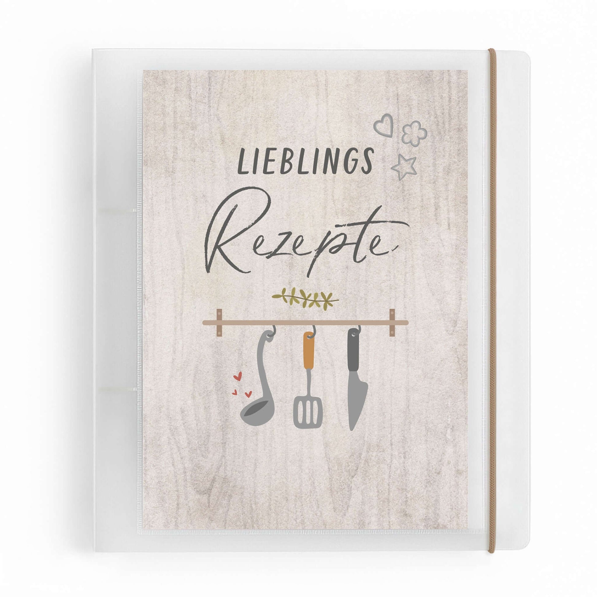 Rezeptordner DIN A5 – Design Lieblingsrezepte von vorne