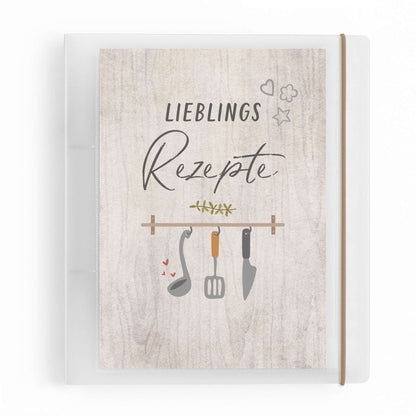 Rezeptordner DIN A5 – Design Lieblingsrezepte von vorne