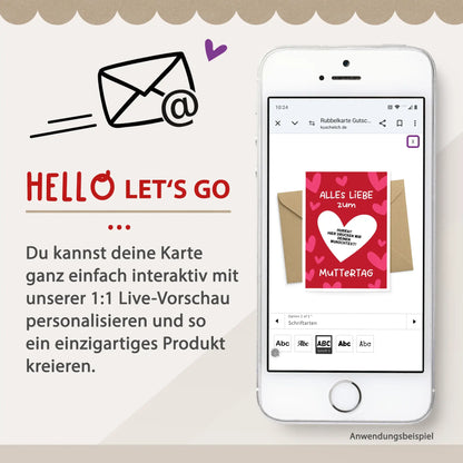 Mr and Mr Karte online personalisieren mit Vorschau