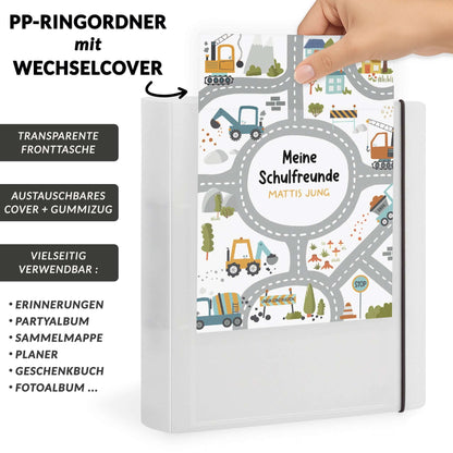 Cover-Wechsel beim DIN A5 Ordner – vielseitig als Freundebuch oder Geschenkmappe