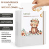 Babyalbum mit personalisierbarem Cover und Gummizug