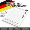 Rezeptblock A4 mit Deutschlandflagge – Made in Germany
