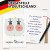 Lustige Weihnachtskarte "Merry Titsmas" Made in Germany