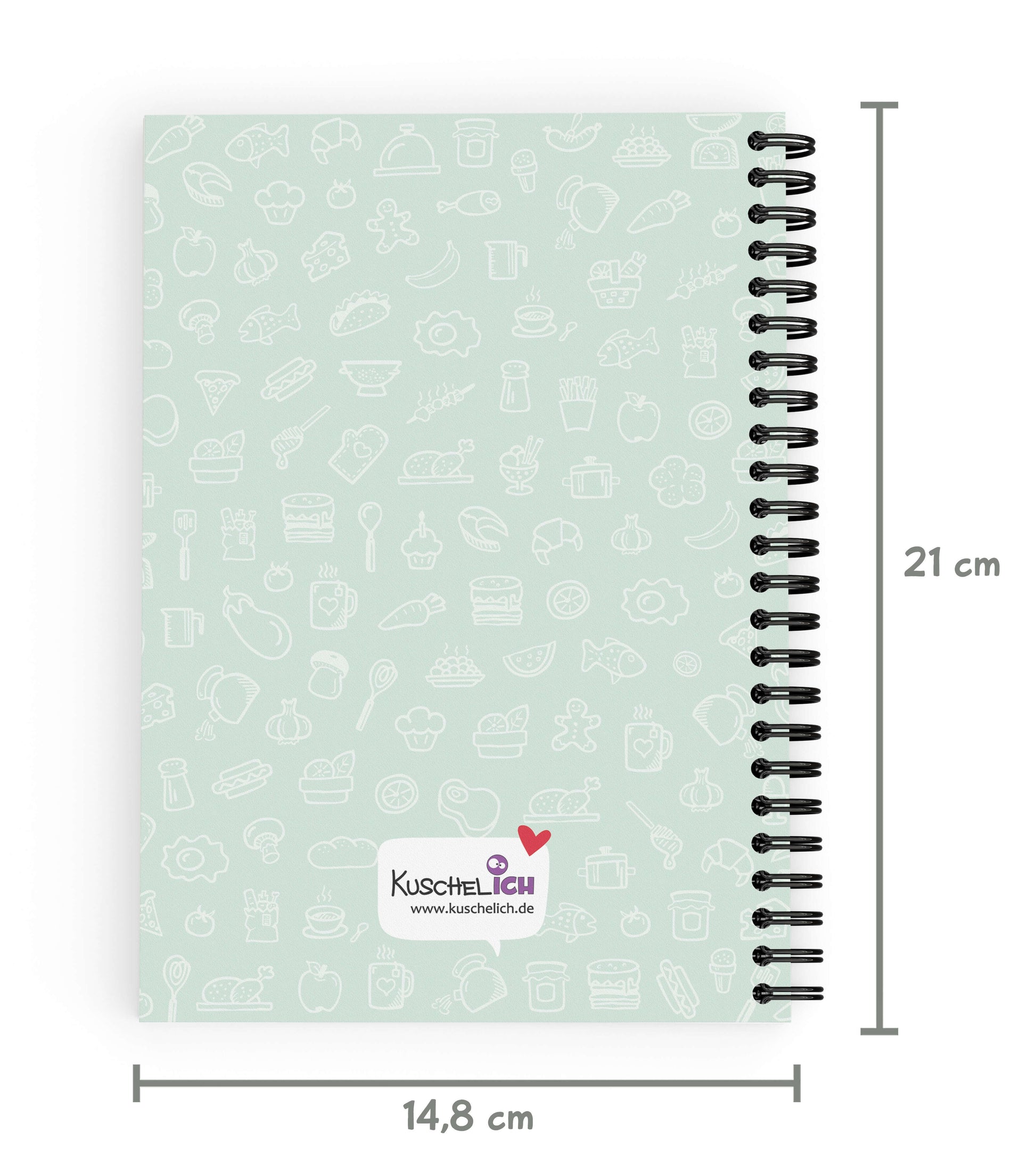Rezeptbuch zum Selberschreiben "Mein Rezeptbuch" Rückseite