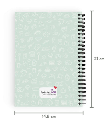 Rezeptbuch zum Selberschreiben "Mein Rezeptbuch" Rückseite