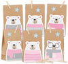 Adventskalender Polarbär rosa Startbild