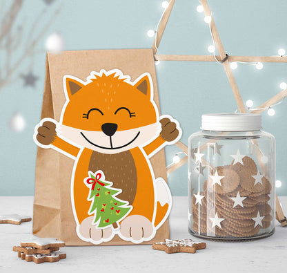 Adventskalender zum Befüllen "Woodlandfriends" Motiv Fuchs