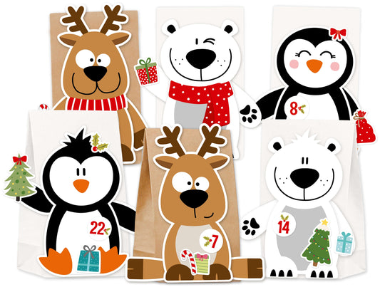 Adventskalender zum Befüllen "X-Mas-Friends"