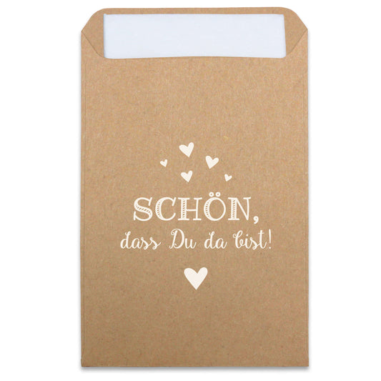 Freudentränen Taschentücher Hüllen "Schön, dass Du da bist!" KuschelICH