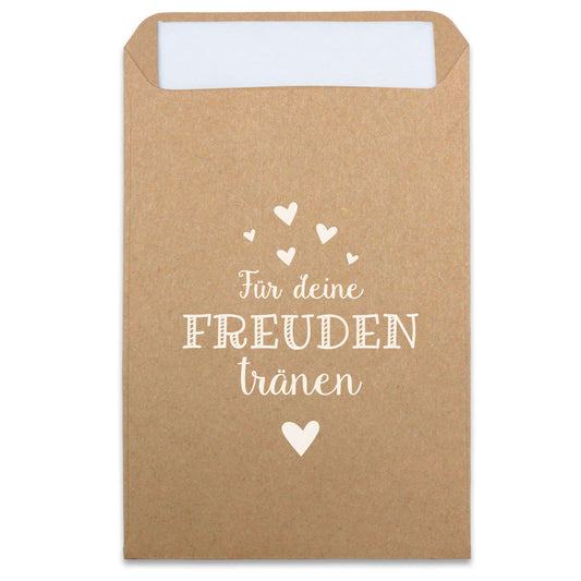 Freudentränen Taschentücher Hüllen "Für deine Freudentränen" KuschelICH