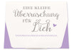 Geschenkschachtel für Gastgeschenk Hochzeit flieder lila